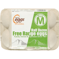 Free Range Mix Grade Eggs (6pk)