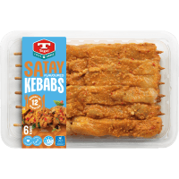 Free Range Satay Flavoured Chicken Kebabs (6pk)