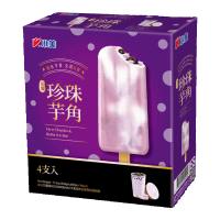 Taro Chunks & Boba Ice Bar (4 x80g)