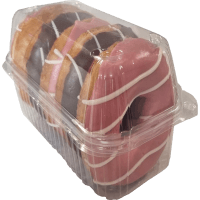 Strawberry & Choc Rings Donuts (5pk)