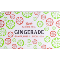 Gingerade Ginger, Lime & Lemon Soda Cans (1980ml)
