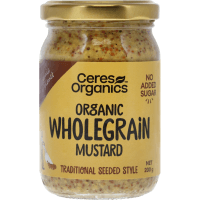 Organic Wholegrain Mustard (200g)