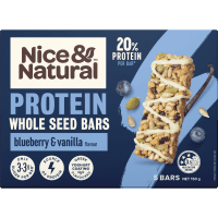 Blueberry & Vanilla Protein Whole Seed Bars (5 x 30g)