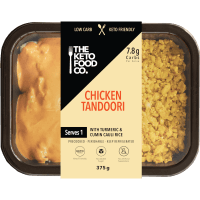Tandoori Chicken With Turmeric & Cumin Cauli Rice (375g)