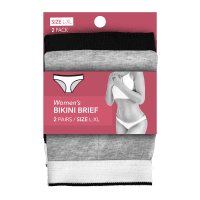 Women's Bikini Briefs Size XL (2pk)