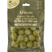 Kawakawa Infused Organic Olives (150g)