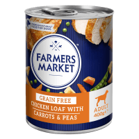 Grain Free Chicken Loaf with Carrots & Peas Adult Wet Dog Food (400G)