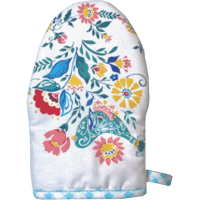 Floral Silicone Oven Mitt Mini (99g)