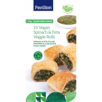 Vegan Gluten Free Spinach & Feta Veggie Rolls (10 x 40g)