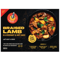 Braised Lamb In A Rosemary & Mint Sauce (500g)