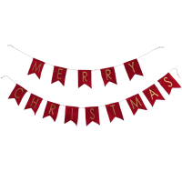 Oh What Fun Seasonal Christmas Bunting Garland (1pk)