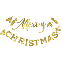 Oh What Fun Seasonal Merry Christmas Banner (1pk)