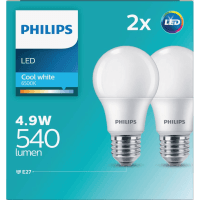 LED Cool Daylight 6W 470 Lumen Screw Bulb (2pk)