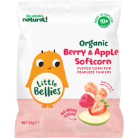 Organic Berry & Apple Softcorn Baby Food 10+ Months (30g)