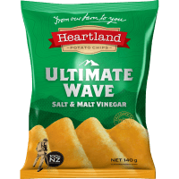 Ultimate Wave Salt & Malt Vinegar Potato Chips (140g)