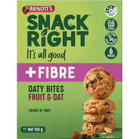 Snack Right Fruit & Oat Oaty Bites Biscuits (150g)
