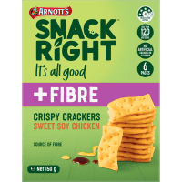 Snack Right Sweet Soy Chicken Crispy Crackers (150g)