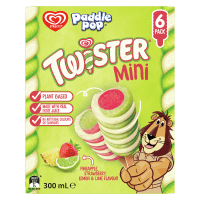 Pineapple Strawberry Lemon & Lime Flavour Twister Mini Ice Cream (6 x 50ml)