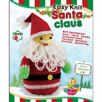 Seasonal Easy Knit Santa Claus Craft Toy Pack (1pk)