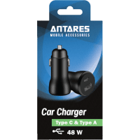 Car Charger - USB Type C & Type A (1pk)
