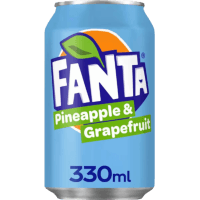 Fanta Pineapple & Grapefruit Carbonated Drinks (330ml)