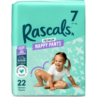 Premium Nappy Pants Unisex Size 7 17kg+ Walker (22pk)
