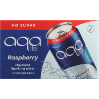 Raspberry Flavoured Sparkling Water (6 x 330ml)