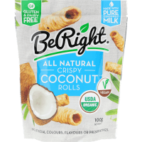 All Natural Crispy Coconut Rolls (100g)