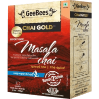 Chai Gold Masala Unsweetened Instant Pre-Mix Spiced Tea (10 x 14g)
