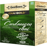 Chai Gold Cardamom Sweetened Instant Pre-Mix Chai Tea (10 x 22g)