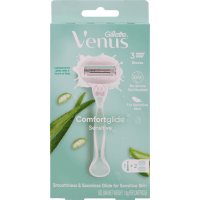 Comfortglide Sensitive Handle +2 Cartridges Razor (1pk)