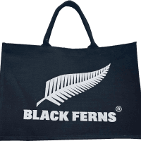 Black Ferns Jute Bags (Black or Natural) (1pk)