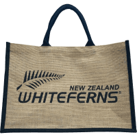 White Ferns Jute Bags (Black or Natural) (1pk)