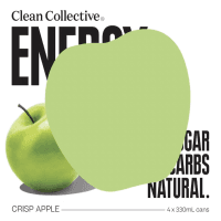 Crisp Apple Energy Drink (4 x 330ml)