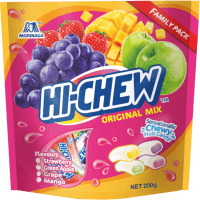 Hi-Chew Original Mix Family Pack Chewy Fruit Candy (200g)
