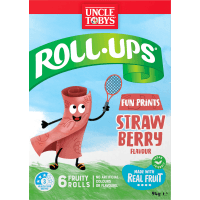 Roll-Ups Strawberry Flavour Fun Prints Snacks For Kids (6 x 15.6g)