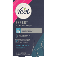 Expert Cold Wax Bikini Sensitive Hair Removal Strips (16pk)