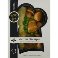 Curried Sausages Ready Meal (350g)