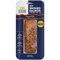 Pepper Hot Smoked Salmon (125g)