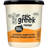 Epic Greek Mango Probiotic Yoghurt (900g)
