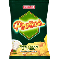 Piattos Sour Cream Potato Chips (85g)