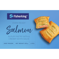 Salmon In Puff Pastry With A Creamy White Sauce (2 x 125g)