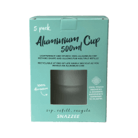 Aluminium Cup 500ml (5pk)