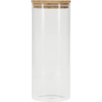 Glass Canister With Bamboo Lid 1.5L (1pk)