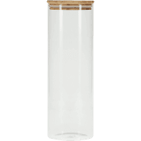 Glass Canister With Bamboo Lid 2L (1pk)