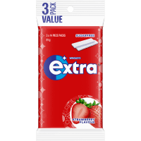 Strawberry Flavour Sugar free Chewing Gum (81g)