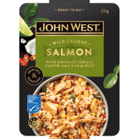 Wild Caught Salmon Coconut Chilli Kaffir Lime & Thai Rice (170g)