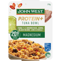 Protein+ Brown Rice Corn Black Beans Lime & Chilli Tuna Bowl (170g)