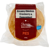 Creamy Chicken Cranberry & Camembert Pies (220g)