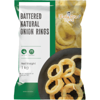 Natural Battered Onion Rings (1kg)